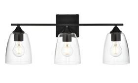 Chandeliers4less 196683007730 Wall Sconce Glass Lamp Shades Black Vanity Bathroom Dining Room Light Fixture