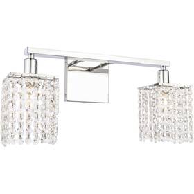 Chandeliers4less 842814159549 Wall Sconce Light Fixture Bathroom Vanity Crystal And Chrome Lighting 18 Inch Chandeliers4less 842814159549 Wall Sconce Light Fixture Bathroom Vanity Crystal And Chrome Lighting 18 Inch