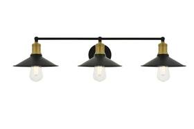 Chandeliers4less 842814163713 Wall Sconce Bathroom Vanity Dining Room Black Brass Farmhouse Light Fixture 33 Inch Chandeliers4less 842814163713 Wall Sconce Bathroom Vanity Dining Room Black Brass Farmhouse Light Fixture 33 Inch