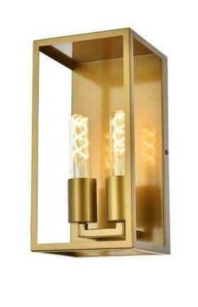 Chandeliers4less 842814182325 Wall Sconce Brass Color Bathroom Bedroom Dining Room Farmhouse Light Fixture
