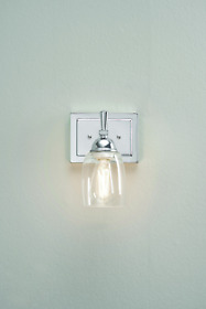 Chandler Industrial 1-light Indoor Wall Sconce Home Lighting Fixture Chrome 7w