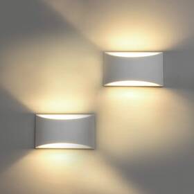 Yx-46 Changm New Wall Sconce Set Of 2 Led Lamp 7w Warm White 2700k Up And Down Indoor Plaster