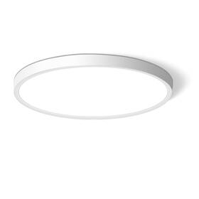 Dc-cj-0030-24w-50k Charyjod Led Flush Mount Ceiling Light Fixture 12inch 24w Flat 5000k Ultra Th Inch