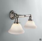 68030016 Chelsea Light Sconce Restoration Nickel Double Hardware Polished