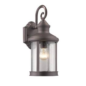 Chloe Lighting 602573851074 1-light Oil Rubbed Bronze Outdoor Wall Lantern
