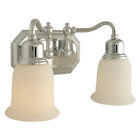 15813ch2 Chrome Light Bathroom Craftmade 2 Vanity Heritage