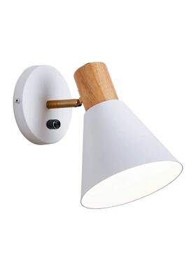 Clankin 749652825615 Wall Sconces Lighting Fixturewhite Adjustable Bedside Lamp For Industria