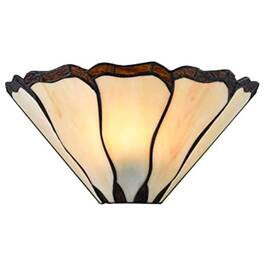 B3285bu-bk Claxy Tiffany Wall Sconces Stained Glass Antique Vintage Mission Style Lighting