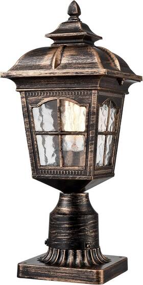 T1005zu-sj Claxy Lamp Outdoor Post Lights Waterproof Pole Fixture Lantern For Pathway