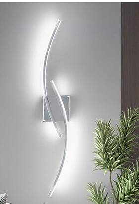 T3291bu-ww Claxy Modern Led Sconce Wall Light Indoor 24 Inch Minimalist Industrial White