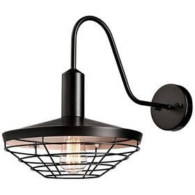 T3374bu-bk Claxy Black Wall Sconce 1-light Farmhouse Gooseneck Light Fixture With Barn Shade