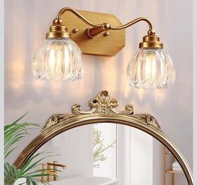 C5016-2 Cmnvmn Vintage Bathroom Light Fixtures 2 Gold Vanity Matte An C5016-2 Cmnvmn Vintage Bathroom Light Fixtures 2 Gold Vanity Matte An