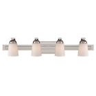 Cnn8604bn " Nickel Bath 4-light Brushed Light Cannon 32 Vanity Quoizel