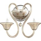 509-2-614 Cognac Chrome Vivaldi Wall Sconce Quorum Lighting