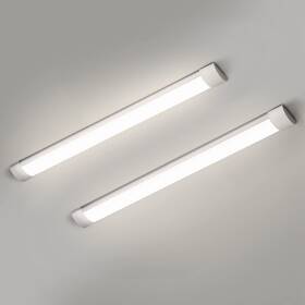 Ip20-us-90 Colmeguna 2 Packs 3ft Led Batten Light Ultra-thin Slim Ceiling Surface Mounted