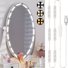 Cl1100176 Consciot Led Vanity Lights For Mirror Hollywood 18 Dimmable Strips White Cl1100176 Consciot Led Vanity Lights For Mirror Hollywood 18 Dimmable Strips White
