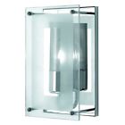 Ls-1385 Contemporary Modern Sco Wall Source Lite Clear Steel Washer Polished