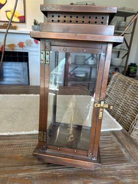 Co24e Coppersmith Contempo Co 18 G Copper Natural Gas Wall Lantern Exterior