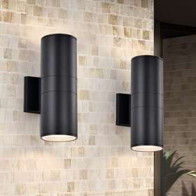 Cottage Life 749877971982 Modern Outdoor Porch Light Patio In 2 Lights Wall