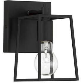 12105fb1 Craftmade Dunn 1 Light 5 Inch Flat Black Wall Sconce