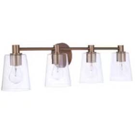 12633sb4 Craftmade Emilio 4-light Bathroom Vanity Light In Satin Brass