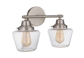 Craftmade 19518bnk2 Essex 2-light Bathroom Vanity Light In Brushed Polished Nickel