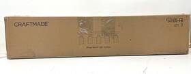 53105-fb Craftmade Chicago 35.75 Inch 5-light Black Vanity Light Seeded Glass