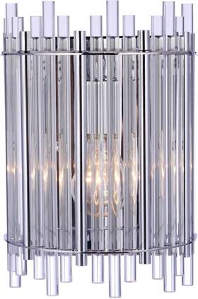 59201-ch Craftmade Reveal 1 Light Wall Sconce Chrome/clear -