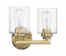 50502-sb Craftmade Bolden Bathroom Vanity Light In Satin Brass