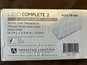 Cl115121yolnc Crescent Lighting 18 Inch Under Cabinet Light 3000k Color Temperature Diffused Acrylic Lens Cover
