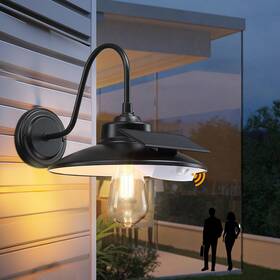 Wl501 Criry Solar Barn Light With 3 Lighting Modes And Motion Sensor Outdoor Goose