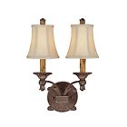 1112cu-443 Crusted Sconce Lighting Finish Umber Capital Wall