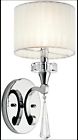 42634ch Crystal 60w Parker Sconce Lighting Kichler Point Wall Chrome Candle