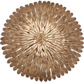 507-ga Crystorama Broche 6-light Ceiling Mount In Antique Gold