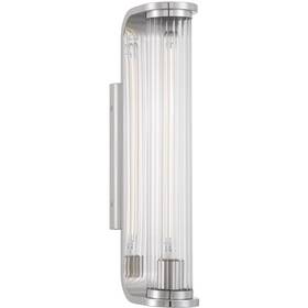 Jar-2301-pn Crystorama Jarvis Wall Sconce Light In Polished Nickel