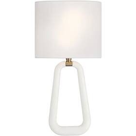 Jor-7352-ag-mt Crystorama Jori Wall Sconce Aged Brass And Matte White