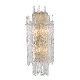 Ack-923-ag Crystorama Lighting Group Ack-923 Ackerly 3 Light 20 Inch Tall Wall - Brass