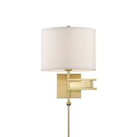 Mar-a8031-ag Crystorama Lighting - One Light Wall Mount Marshall 1