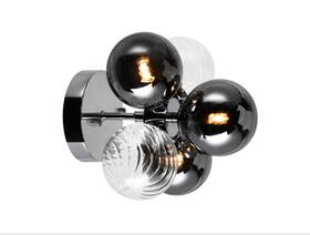 1205w9-3-601 Cwi Lighting Pallocino 3 Light Contemporary Metal Sconce In Chrome