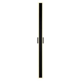 Cwi Lighting 695320105452 Malibu Integrated Led 80in Black Outdoor Wall Light