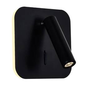 Cwi Lighting 695320105902 Private I Integrated Led Adjustable Square Matte Black Wall