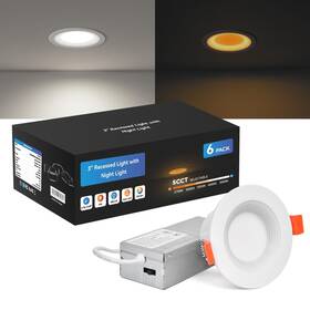 Mi-d03-3-w6p Cycevsun 3 Inch Recessed Led Lights Switchable Night Light And Main 5 C