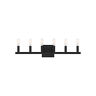 D218c-6b-mb Designers Fountain Pier Bathroom Vanity Light Matte Black 046335091313