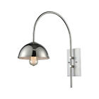 D3609 Sterling Industries Chromosphere Polished Nickel And White Marble 843558159789