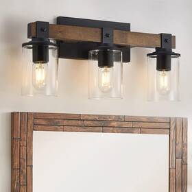 Dadul 780279624793 3 Light Bathroom Vanity Fixtures Farmhouse Lights Over