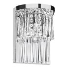 Jos-7-2w Dainolite Crystal 2-light Sconce Polished Chrome Wall
