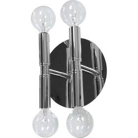 Ava-54w-pc Dainolite Lighting Ava Wall Sconce Polished Chrome