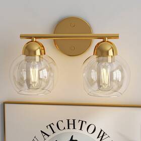 Daisy 740907651461 2-light Vintage Bathroom Vanity Light Fixtures