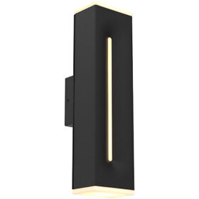 Lwj16-cc-bk Dals Lighting Rectangular Wall Sconce Black