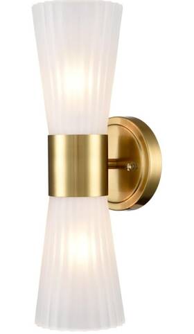 B3313-2bu-j Danseer Modern Wall Vanity Light Fixture Brushed Gold Sconce Adjustable